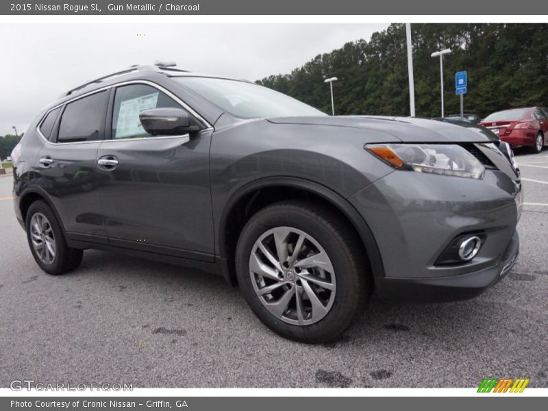 Gun Metallic / Charcoal 2015 Nissan Rogue SL