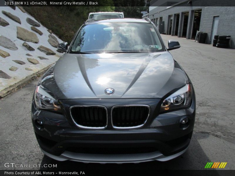 Mineral Grey Metallic / Black 2015 BMW X1 xDrive28i