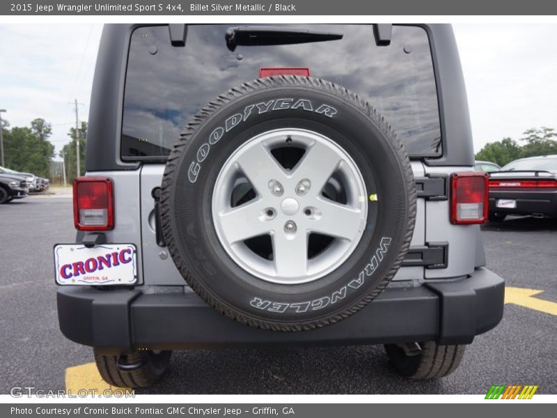 Billet Silver Metallic / Black 2015 Jeep Wrangler Unlimited Sport S 4x4