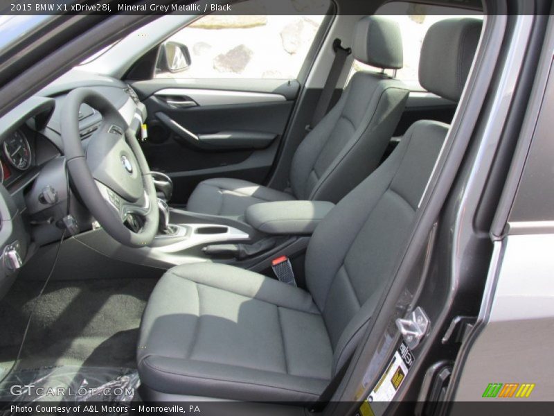 Mineral Grey Metallic / Black 2015 BMW X1 xDrive28i