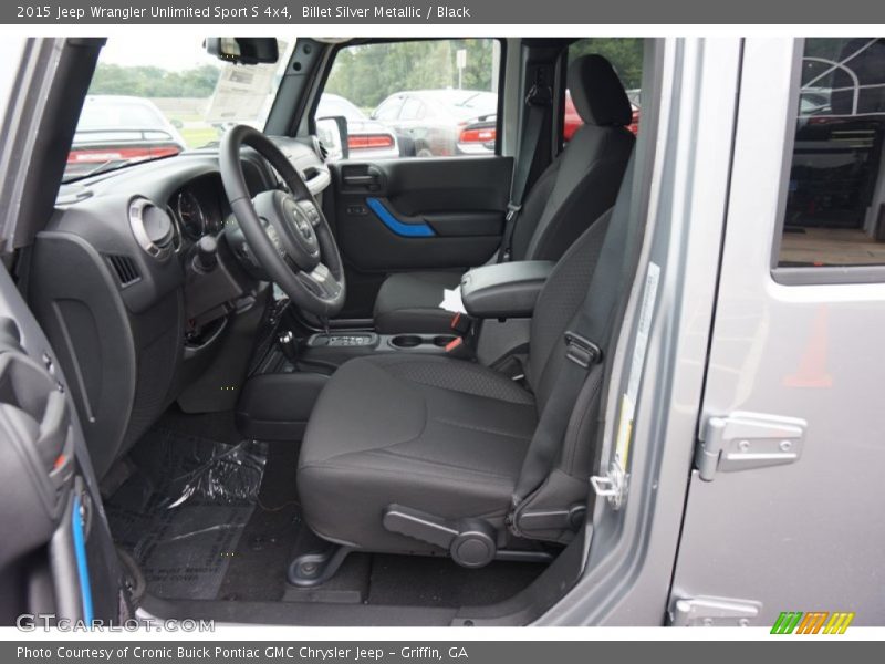 Billet Silver Metallic / Black 2015 Jeep Wrangler Unlimited Sport S 4x4