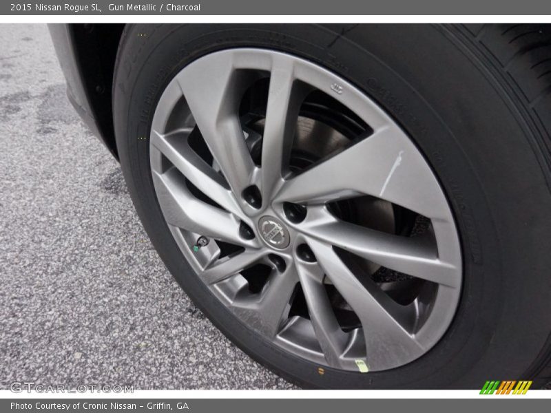 Gun Metallic / Charcoal 2015 Nissan Rogue SL
