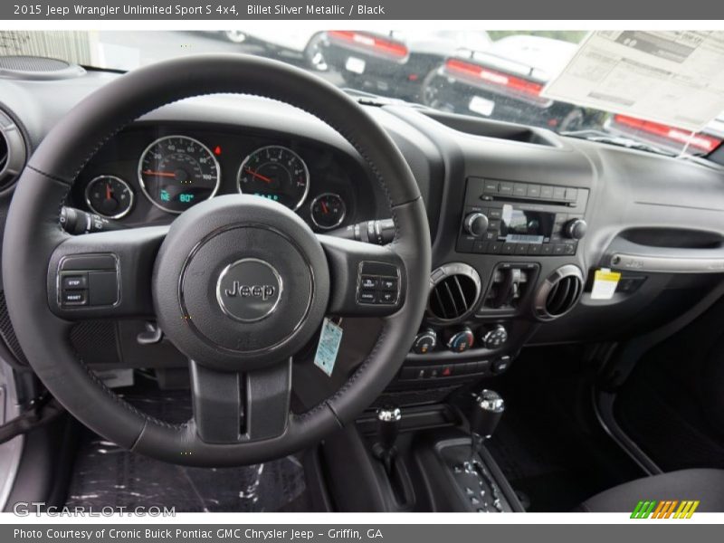 Billet Silver Metallic / Black 2015 Jeep Wrangler Unlimited Sport S 4x4