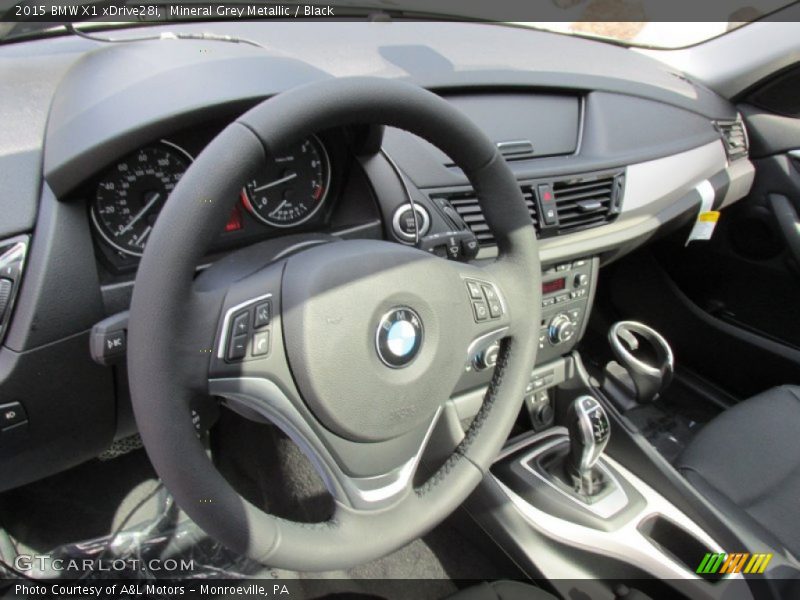 Mineral Grey Metallic / Black 2015 BMW X1 xDrive28i