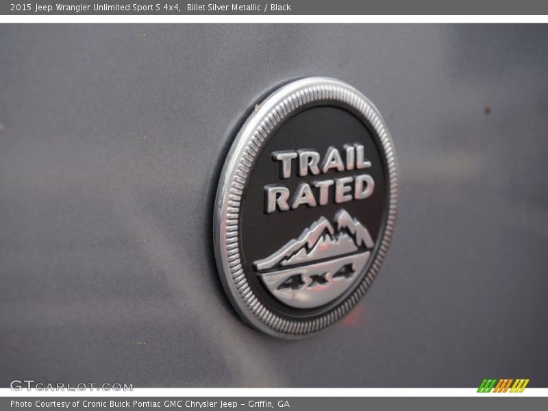 Billet Silver Metallic / Black 2015 Jeep Wrangler Unlimited Sport S 4x4