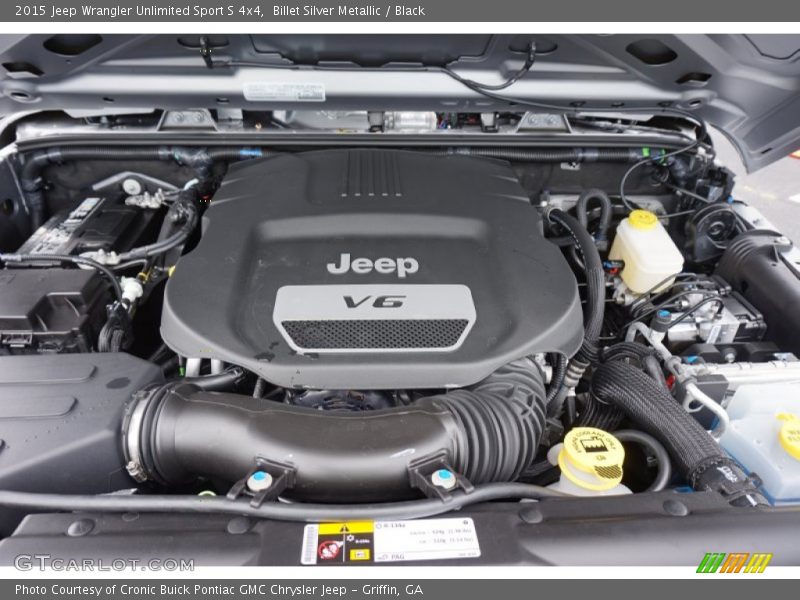Billet Silver Metallic / Black 2015 Jeep Wrangler Unlimited Sport S 4x4