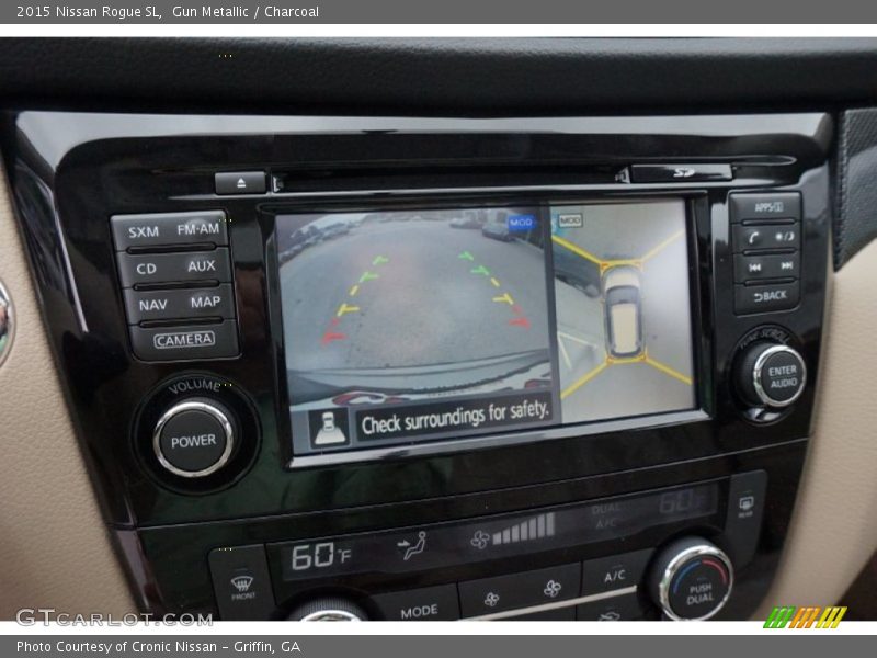 Gun Metallic / Charcoal 2015 Nissan Rogue SL