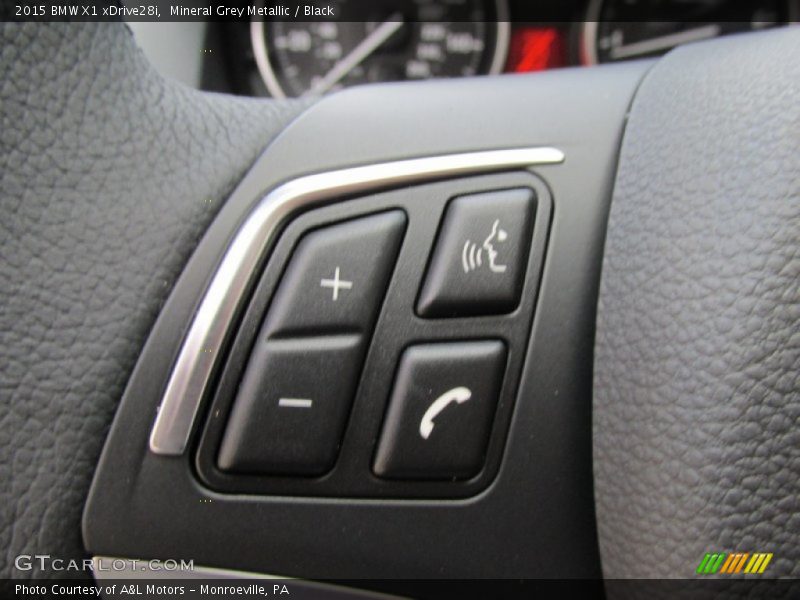Mineral Grey Metallic / Black 2015 BMW X1 xDrive28i
