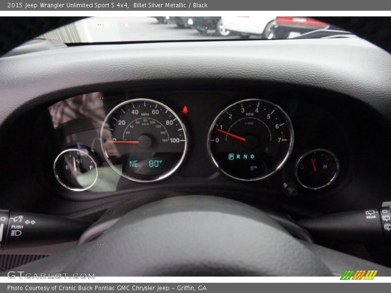 Billet Silver Metallic / Black 2015 Jeep Wrangler Unlimited Sport S 4x4