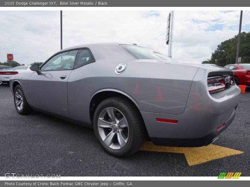 Billet Silver Metallic / Black 2015 Dodge Challenger SXT