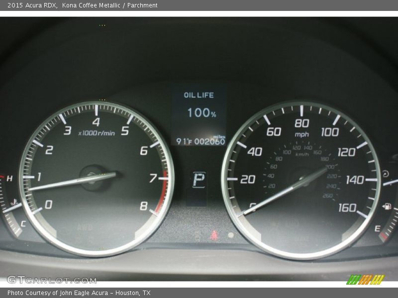 Kona Coffee Metallic / Parchment 2015 Acura RDX