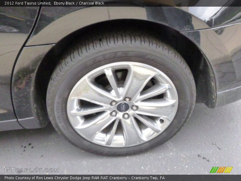 Ebony Black / Charcoal Black 2012 Ford Taurus Limited