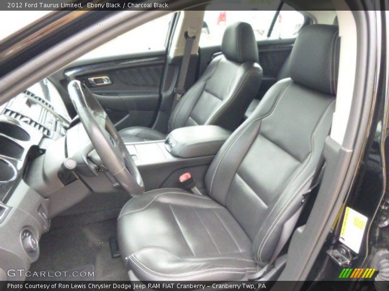 Ebony Black / Charcoal Black 2012 Ford Taurus Limited