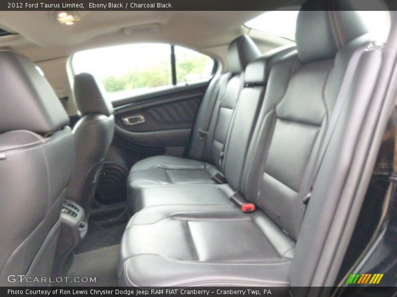 Ebony Black / Charcoal Black 2012 Ford Taurus Limited