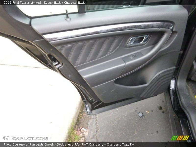 Ebony Black / Charcoal Black 2012 Ford Taurus Limited