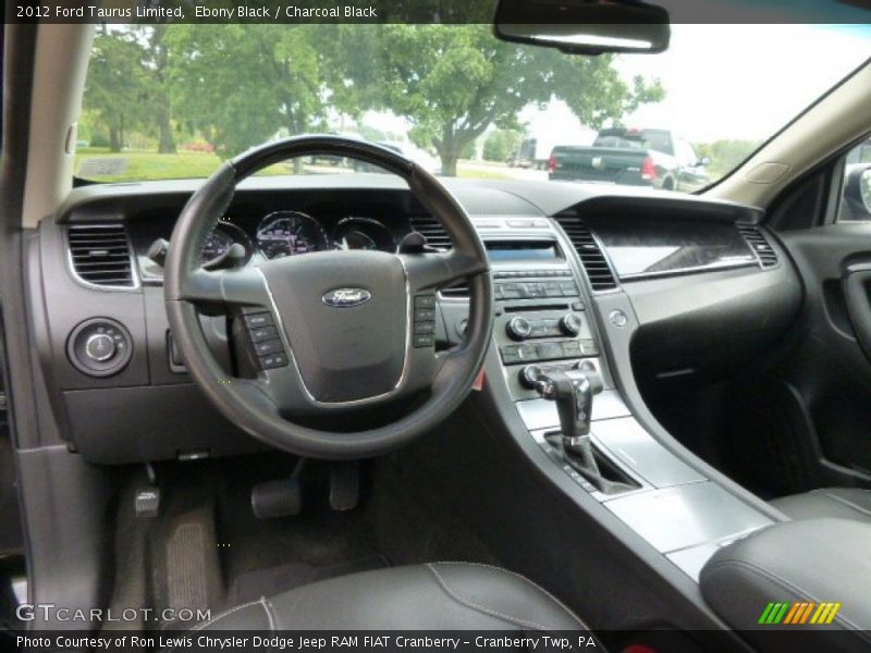 Ebony Black / Charcoal Black 2012 Ford Taurus Limited