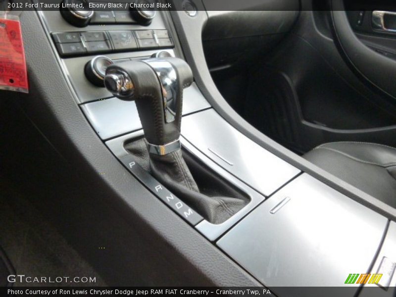 Ebony Black / Charcoal Black 2012 Ford Taurus Limited