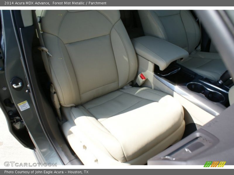 Forest Mist Metallic / Parchment 2014 Acura MDX Advance