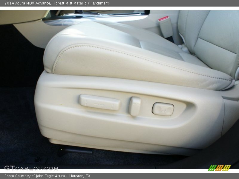 Forest Mist Metallic / Parchment 2014 Acura MDX Advance