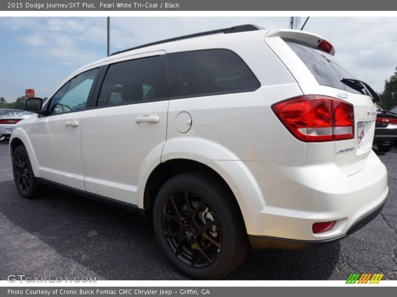 Pearl White Tri-Coat / Black 2015 Dodge Journey SXT Plus