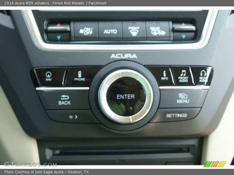 Forest Mist Metallic / Parchment 2014 Acura MDX Advance