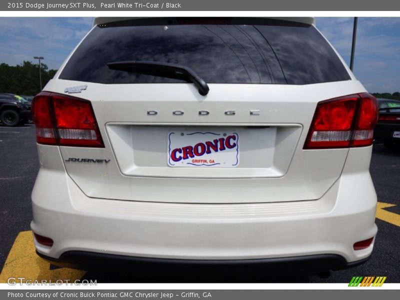 Pearl White Tri-Coat / Black 2015 Dodge Journey SXT Plus