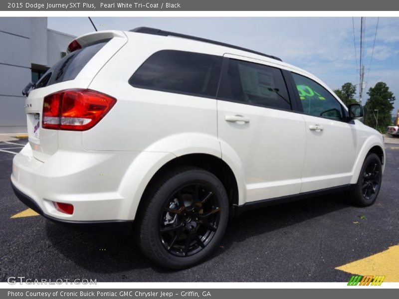 Pearl White Tri-Coat / Black 2015 Dodge Journey SXT Plus