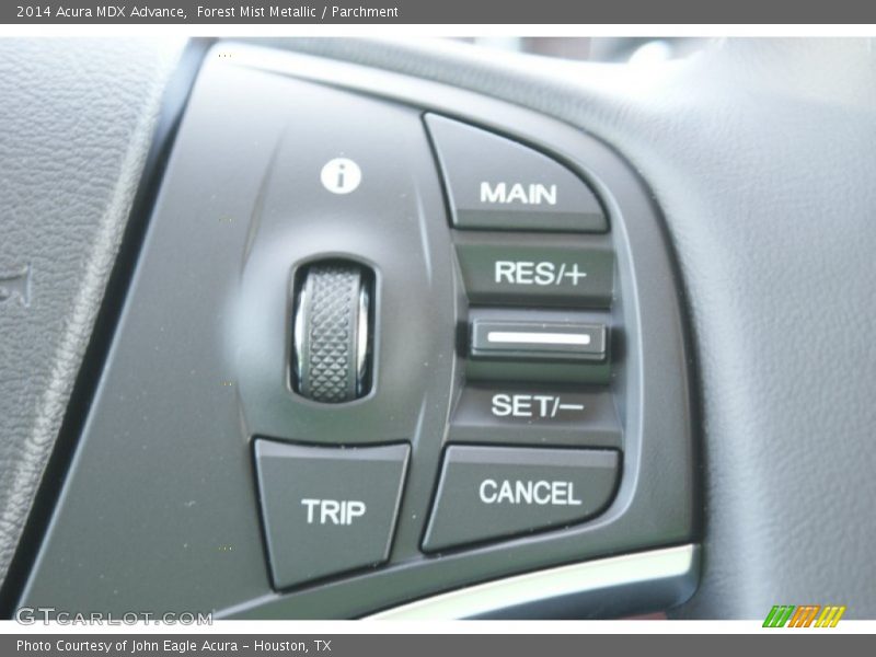 Forest Mist Metallic / Parchment 2014 Acura MDX Advance