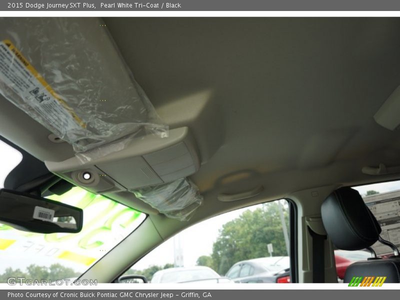 Pearl White Tri-Coat / Black 2015 Dodge Journey SXT Plus