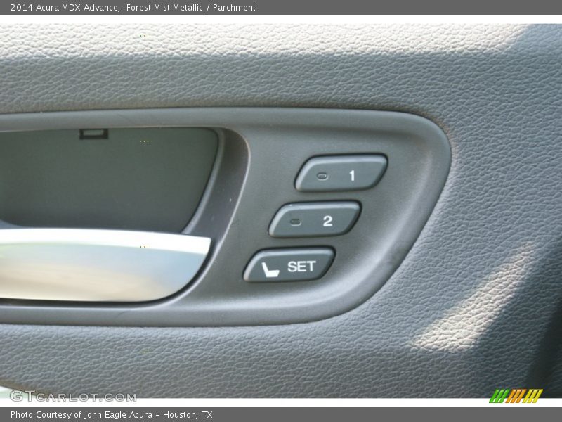 Forest Mist Metallic / Parchment 2014 Acura MDX Advance