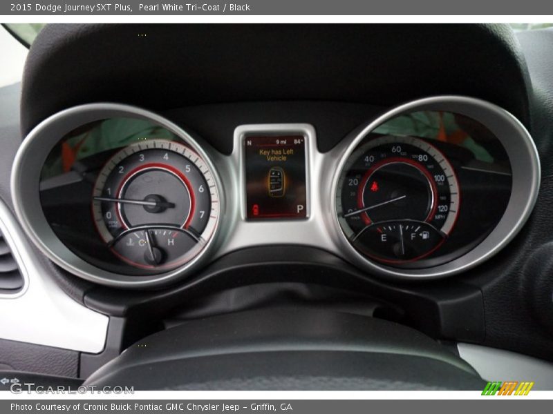 Pearl White Tri-Coat / Black 2015 Dodge Journey SXT Plus