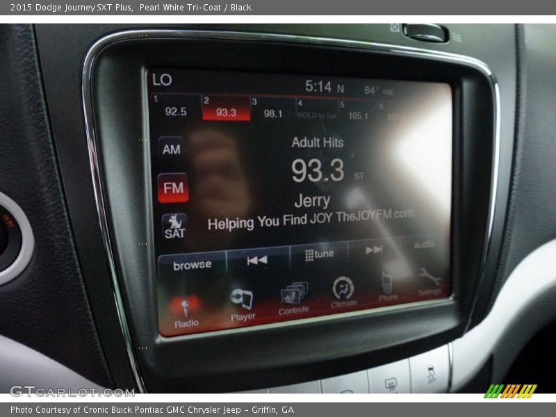 Pearl White Tri-Coat / Black 2015 Dodge Journey SXT Plus