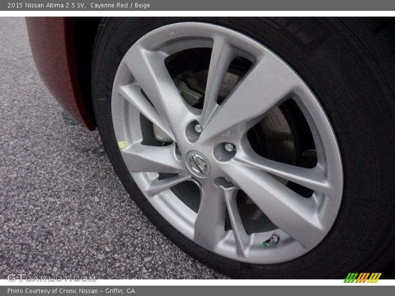 Cayenne Red / Beige 2015 Nissan Altima 2.5 SV