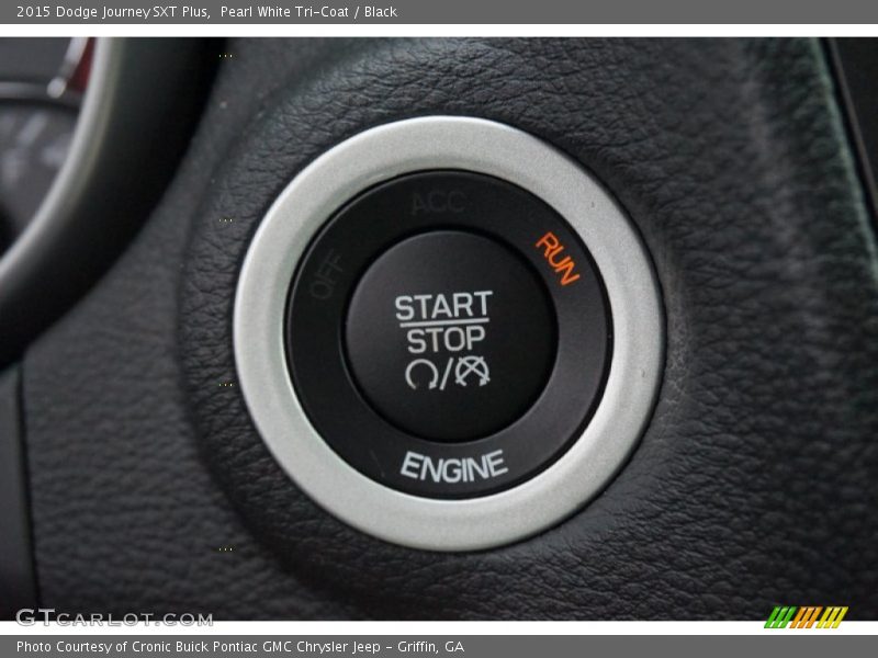 Pearl White Tri-Coat / Black 2015 Dodge Journey SXT Plus