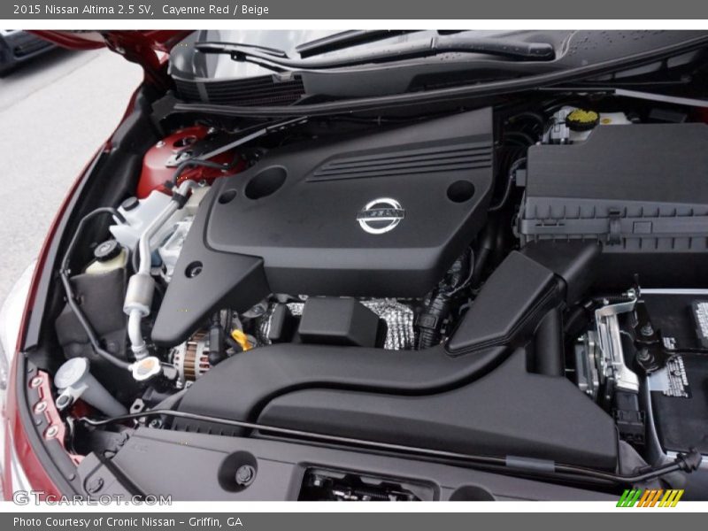 Cayenne Red / Beige 2015 Nissan Altima 2.5 SV