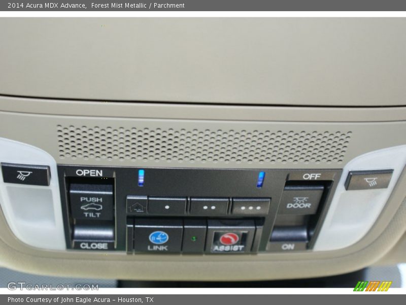 Forest Mist Metallic / Parchment 2014 Acura MDX Advance
