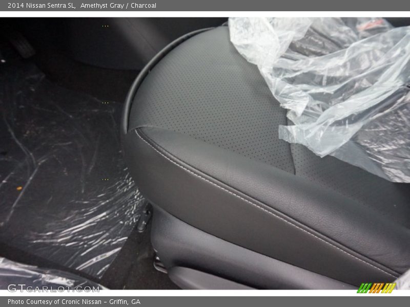 Amethyst Gray / Charcoal 2014 Nissan Sentra SL
