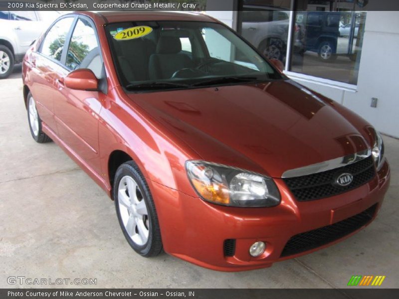 Front 3/4 View of 2009 Spectra EX Sedan