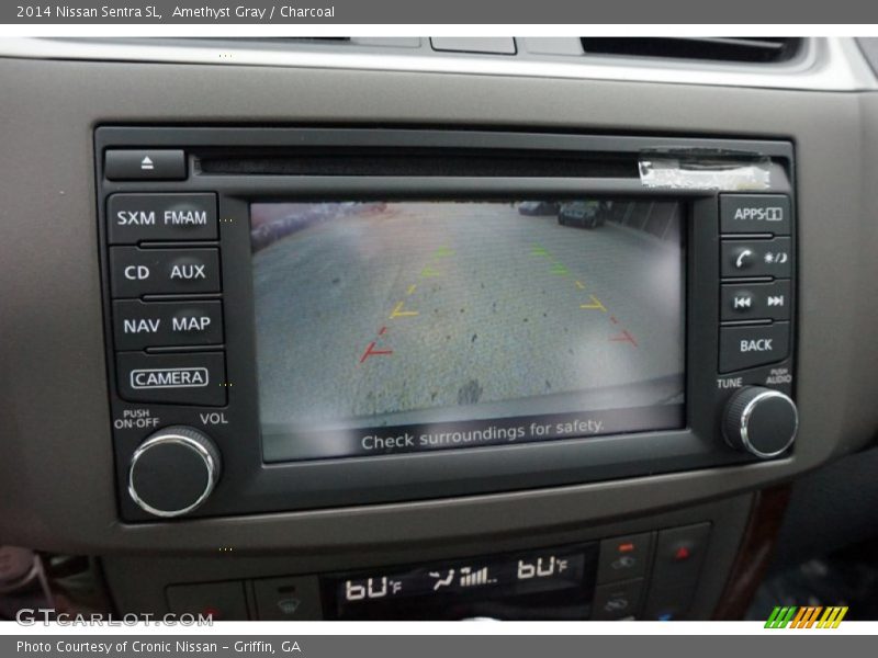 Amethyst Gray / Charcoal 2014 Nissan Sentra SL