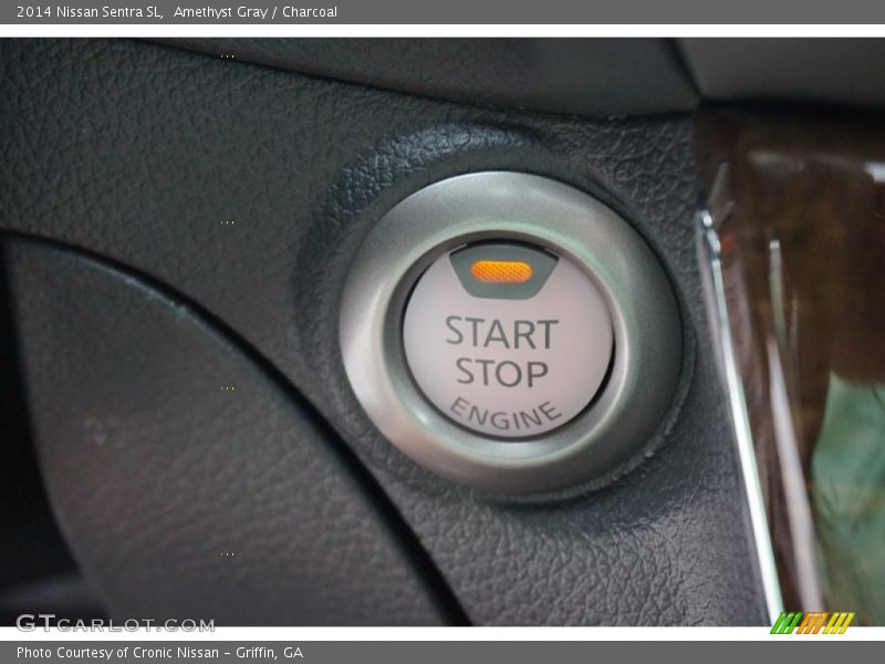 Amethyst Gray / Charcoal 2014 Nissan Sentra SL