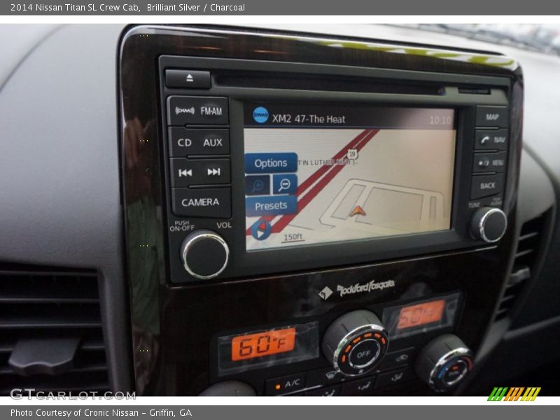 Brilliant Silver / Charcoal 2014 Nissan Titan SL Crew Cab