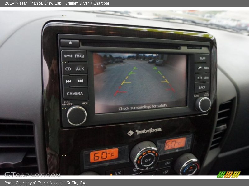 Brilliant Silver / Charcoal 2014 Nissan Titan SL Crew Cab