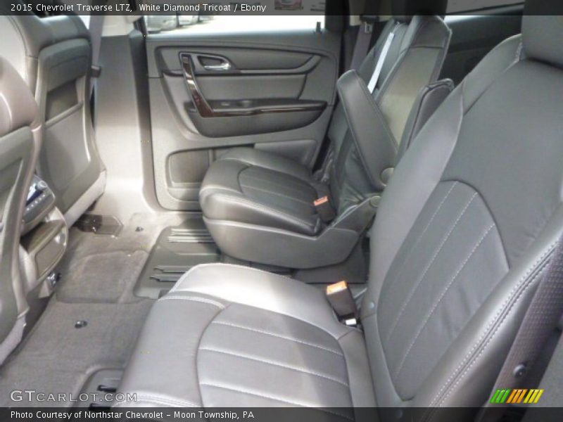 White Diamond Tricoat / Ebony 2015 Chevrolet Traverse LTZ