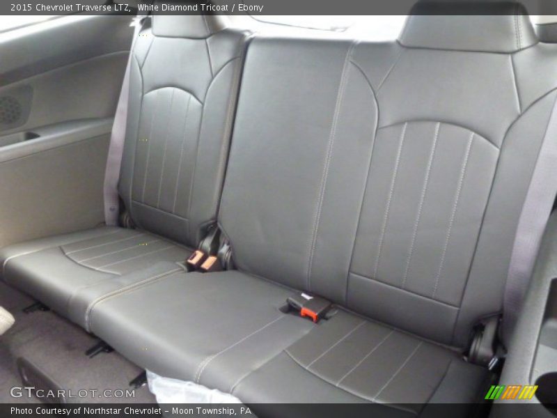 White Diamond Tricoat / Ebony 2015 Chevrolet Traverse LTZ