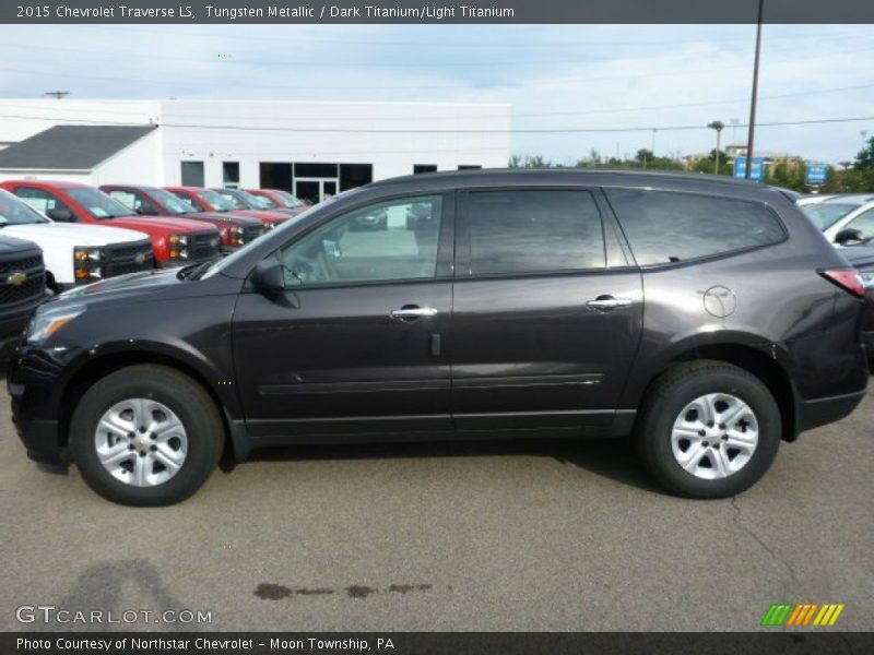 Tungsten Metallic / Dark Titanium/Light Titanium 2015 Chevrolet Traverse LS