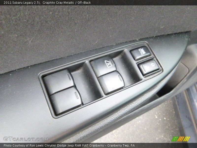 Graphite Gray Metallic / Off-Black 2011 Subaru Legacy 2.5i