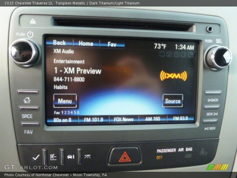 Tungsten Metallic / Dark Titanium/Light Titanium 2015 Chevrolet Traverse LS