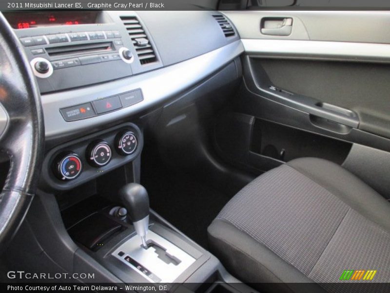 Graphite Gray Pearl / Black 2011 Mitsubishi Lancer ES