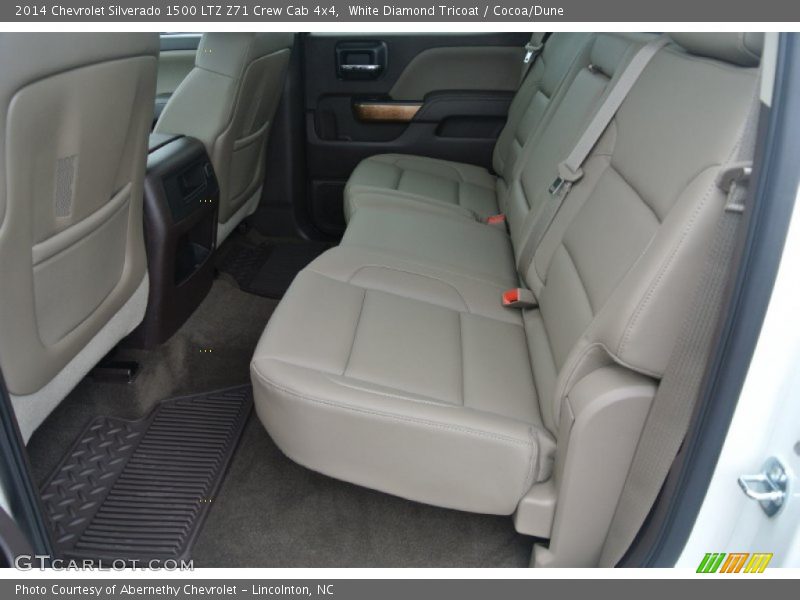 White Diamond Tricoat / Cocoa/Dune 2014 Chevrolet Silverado 1500 LTZ Z71 Crew Cab 4x4