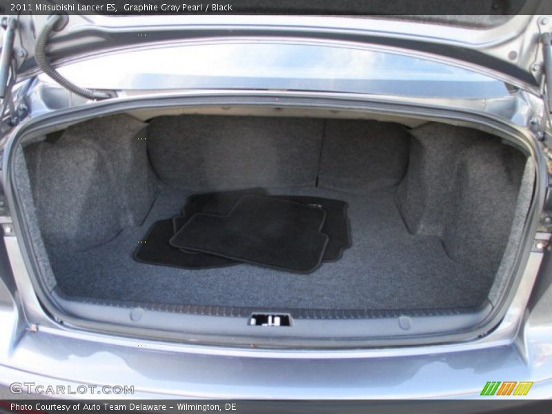 Graphite Gray Pearl / Black 2011 Mitsubishi Lancer ES